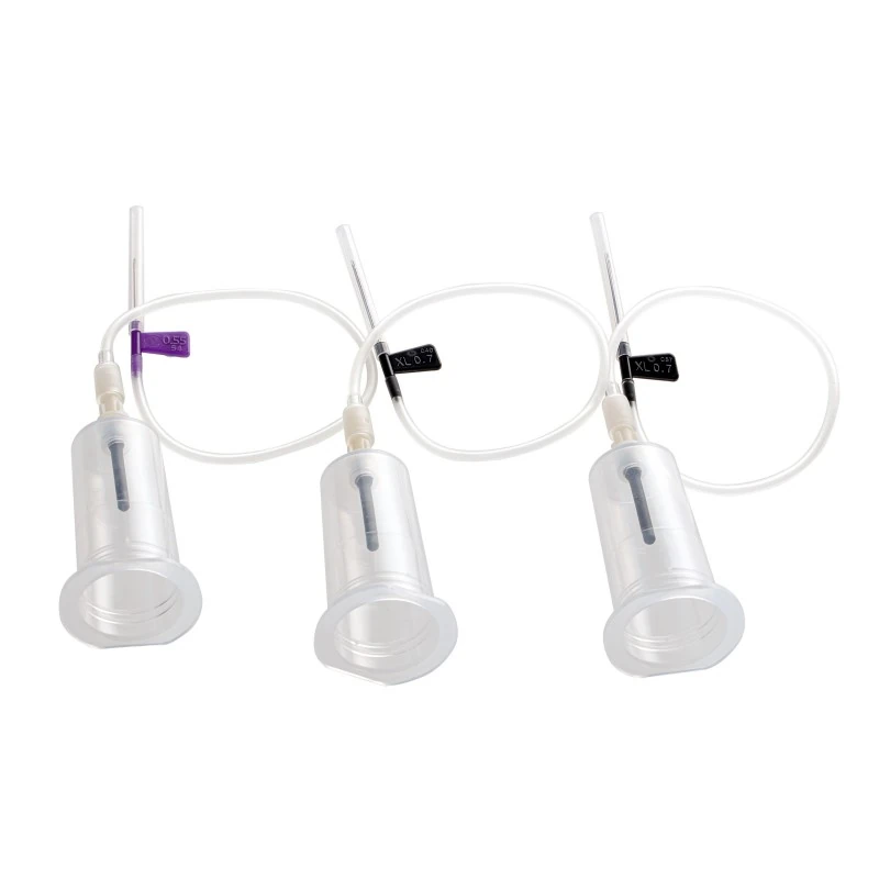 veterinary butterfly blood collection needles (canine blood sampling)