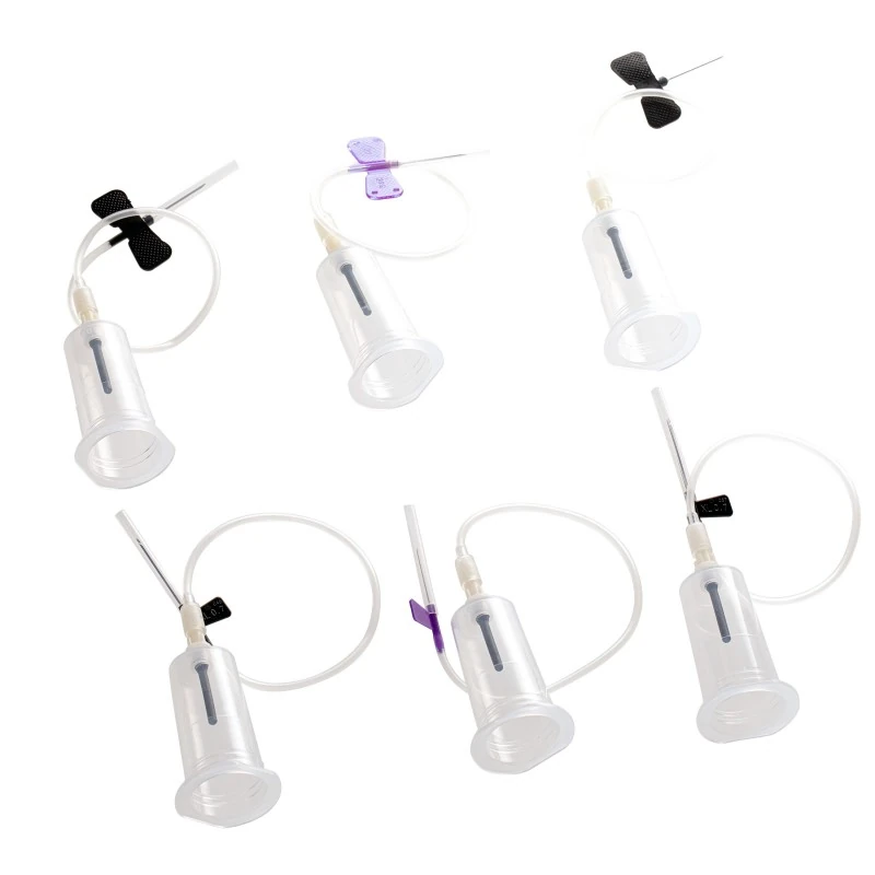 veterinary butterfly blood collection needles (canine blood sampling)