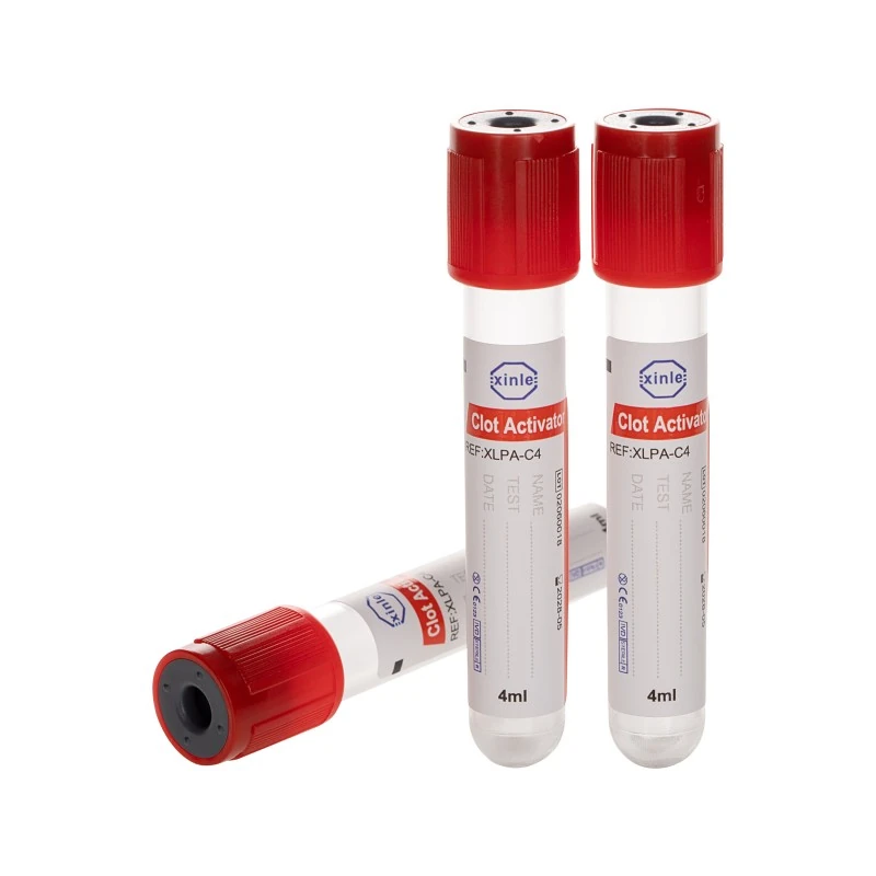 Clot Activator Blood Collection Tubes (Pro-Coagulation Serum Tubes)
