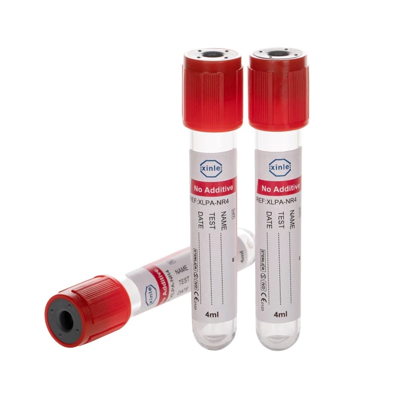 plain blood collection tubes (no additive serum tubes)