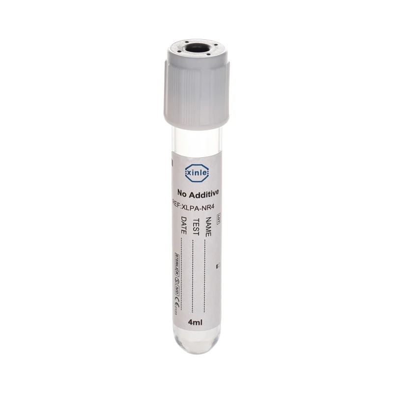 plain blood collection tubes (no additive serum tubes)