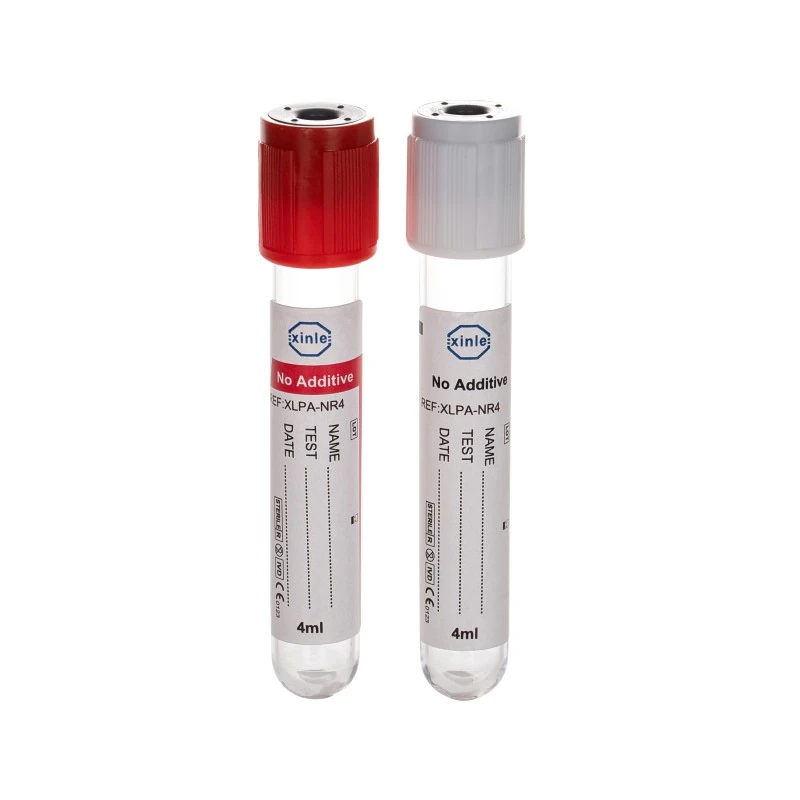 plain blood collection tubes (no additive serum tubes)