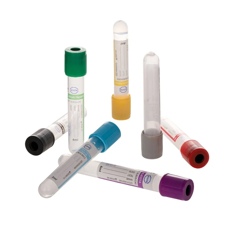 rubber plug non vacuum blood collection tubes (pp tubes)