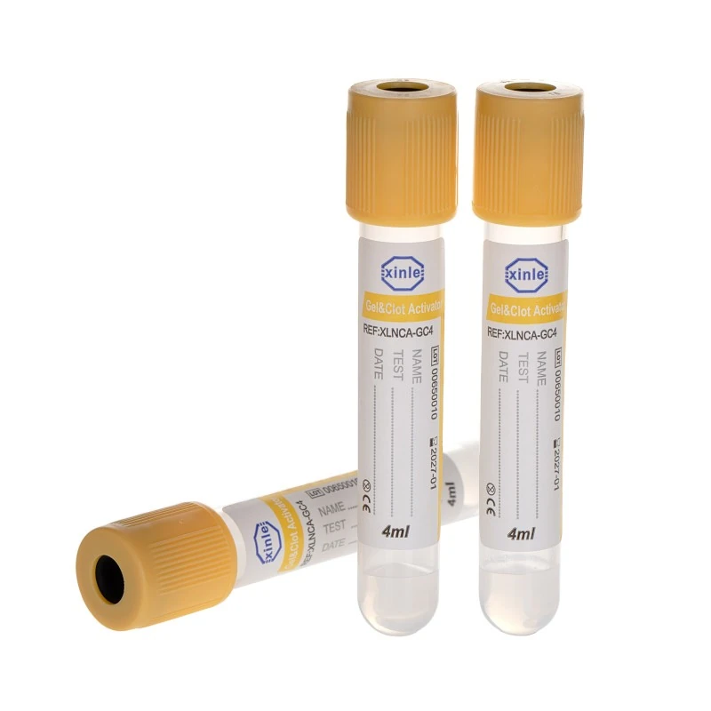 rubber plug non vacuum blood collection tubes (pp tubes)
