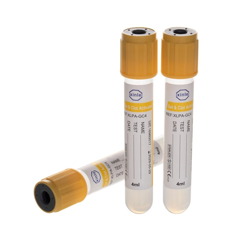 sst tubes / gel & clot activator blood collection tubes