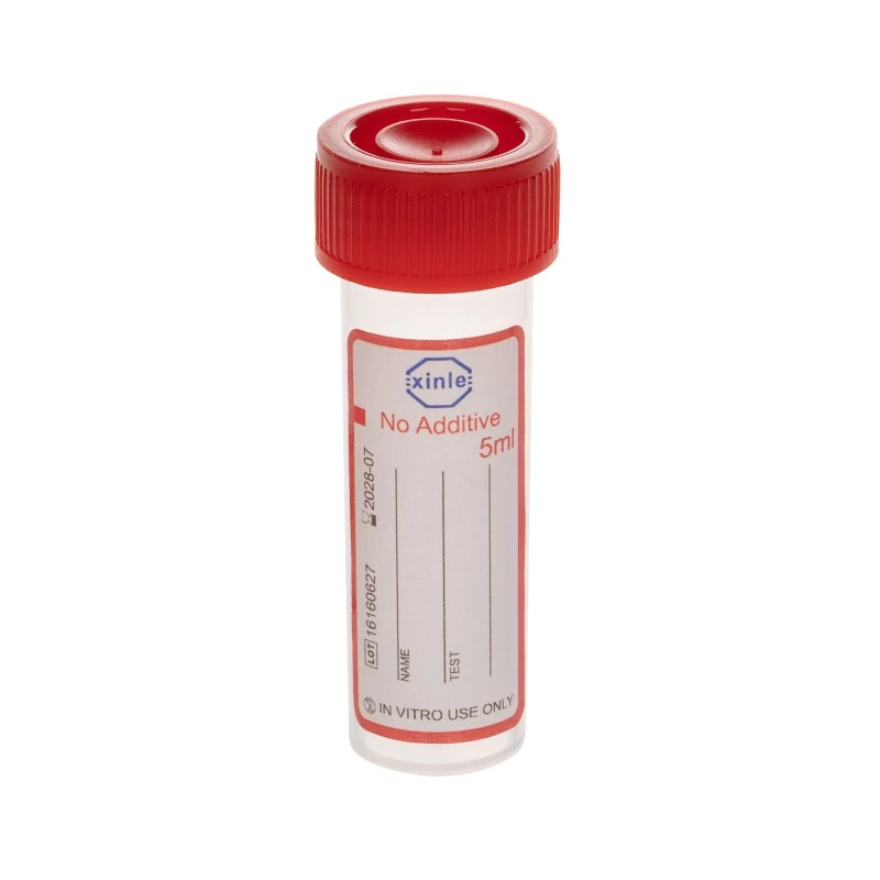 screw cap blood collection containers (non vacuum pp tubes, 16 × 55 mm)